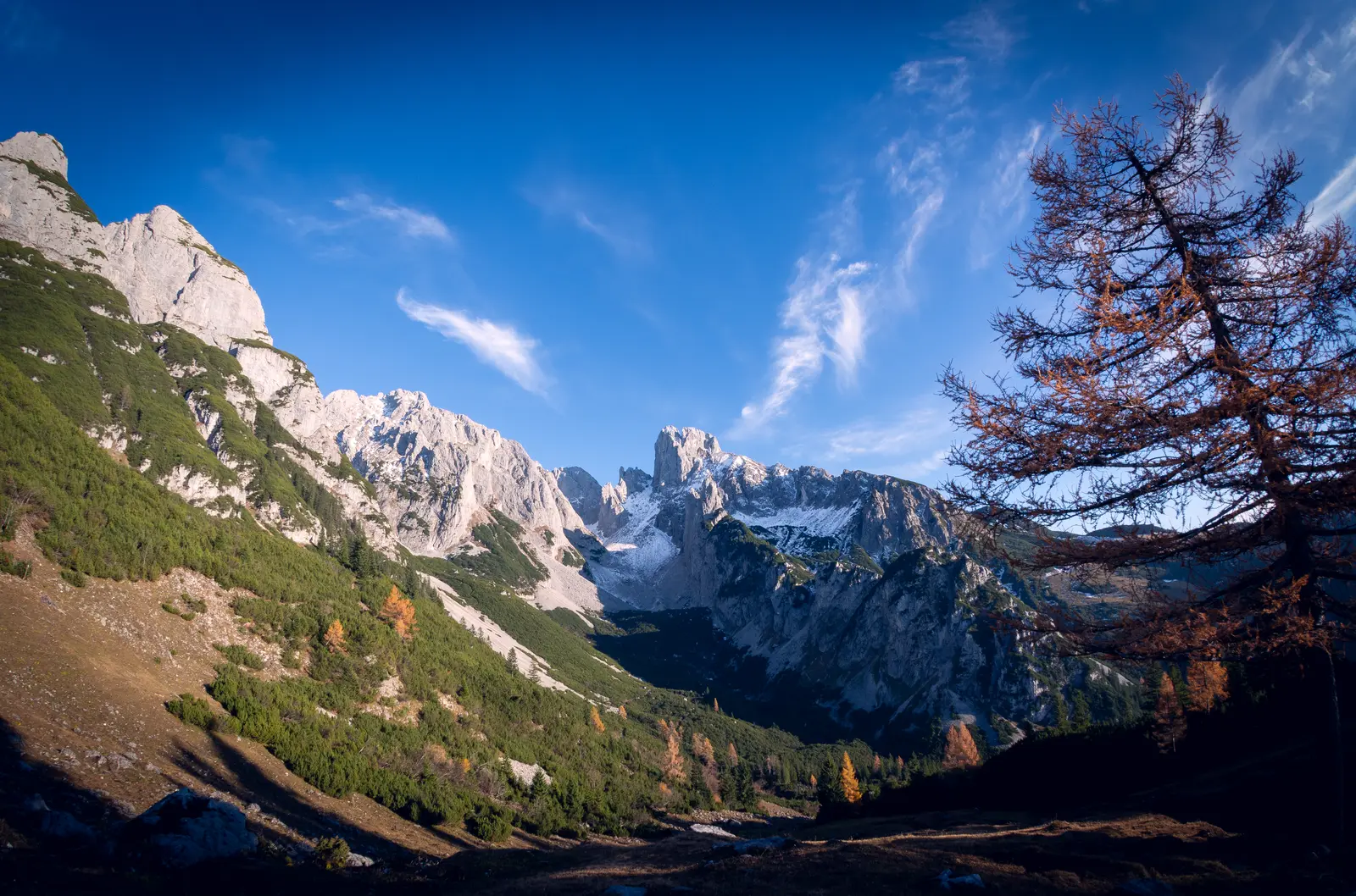 Alpine landscape near Annaberg